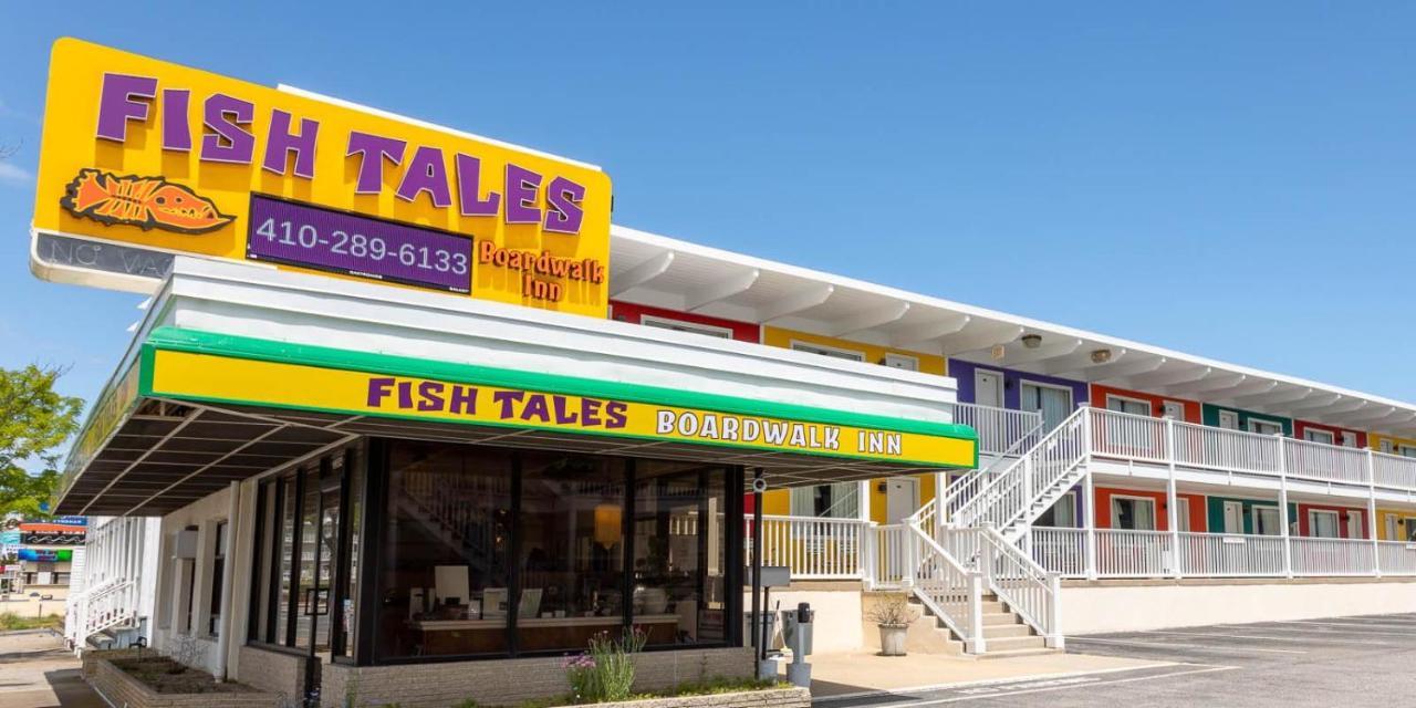 آوشين سيتي Fish Tales Boardwalk Inn & Ocean Mecca Motel المظهر الخارجي الصورة